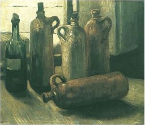 Nature morte avec quatre cruches (Van Gogh, 1884)