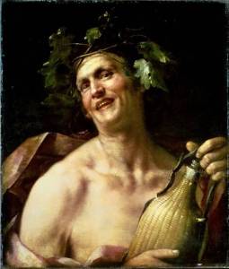 Autoportrait en Bacchus (Jan Van Dalen, XVIIe s.)