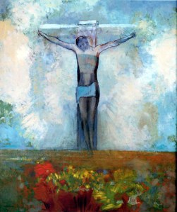 Le Christ dans la croix (Odilon Redon, 1910)