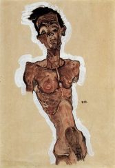 Autoportrait (EgonSchiele, 1911)