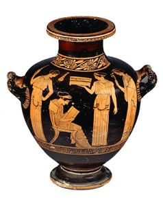 Sappho lisant 3 (Grèce, vers 450 av. J.-C.)