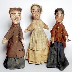 Marionnettes à main anciennes (musée Gadagne, à Lyon)